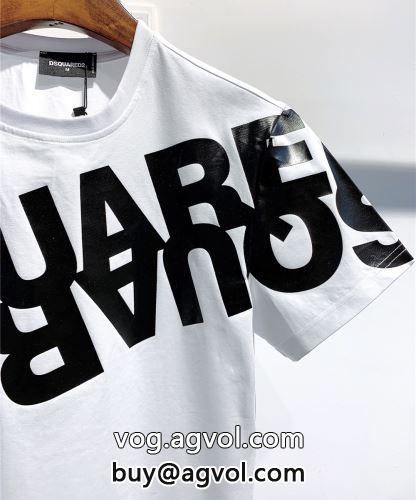 大人気☆NEW!! 半袖Tシャツ 2022春夏 ディースクエアード DSQUARED2 2色可選 通気性に優れた ディースクエアードコピー