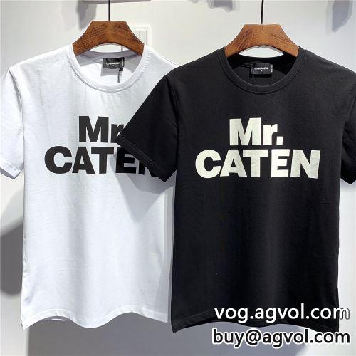 ★安心★追跡付 2022春夏 半袖Tシャツ 2色可選 ディースクエアードブランド 偽物 通販 お洒落に魅せる ディースクエアード DSQUARED2