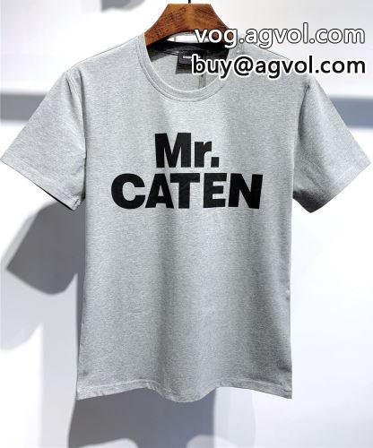 ★安心★追跡付 2022春夏 半袖Tシャツ 2色可選 ディースクエアードブランド 偽物 通販 お洒落に魅せる ディースクエアード DSQUARED2