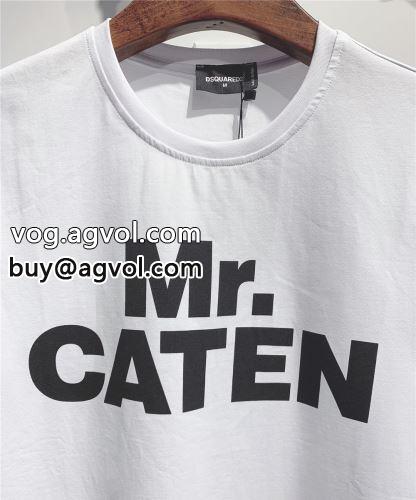 ★安心★追跡付 2022春夏 半袖Tシャツ 2色可選 ディースクエアードブランド 偽物 通販 お洒落に魅せる ディースクエアード DSQUARED2