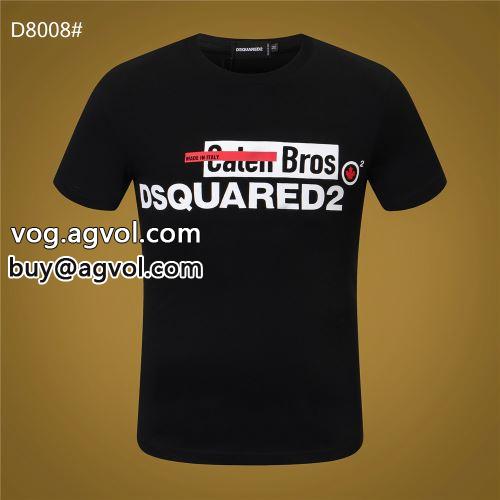 2022春夏 ディースクエアードスーパーコピー 激安 大特価 ディースクエアード DSQUARED2 半袖Tシャツ 2色可選 柔らかい手触り