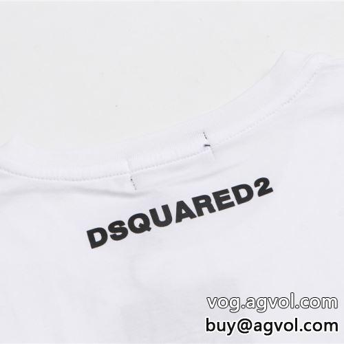 2色可選 自分らしいスタイリング  DSQUARED2コピー 2022  ディースクエアードコピー 半袖Tシャツ