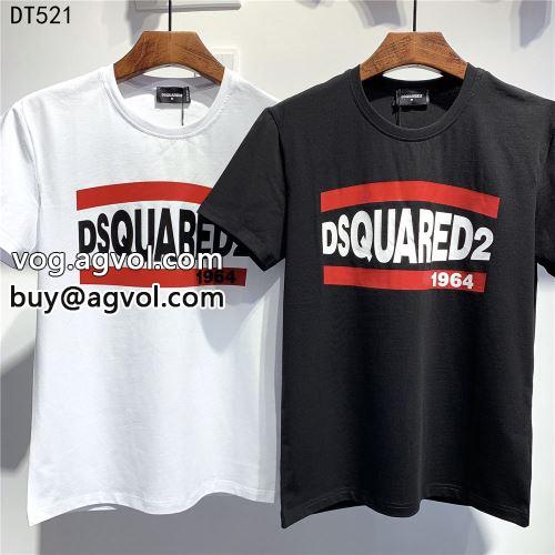  存在感のある 3色可選 ディースクエアードコピー  DSQUARED2コピー 2022  高品質 半袖Tシャツ  