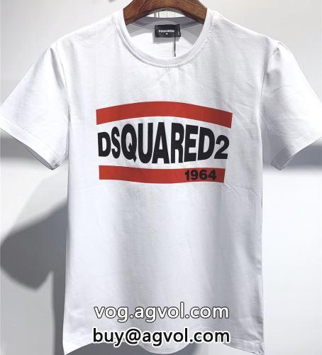 存在感のある 3色可選 ディースクエアードコピー  DSQUARED2コピー 2022  高品質 半袖Tシャツ