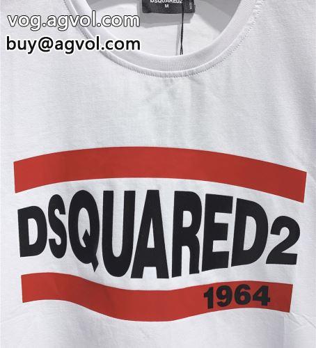 存在感のある 3色可選 ディースクエアードコピー  DSQUARED2コピー 2022  高品質 半袖Tシャツ