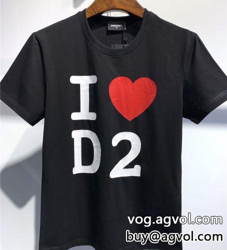 モデル大絶賛? 流行に関係なく長年愛用できる 半袖Tシャツ DSQUARED2コピー 2022 2色可選  ディースクエアードコピー
