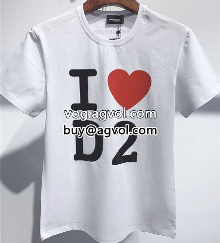 モデル大絶賛? 流行に関係なく長年愛用できる 半袖Tシャツ DSQUARED2コピー 2022 2色可選  ディースクエアードコピー