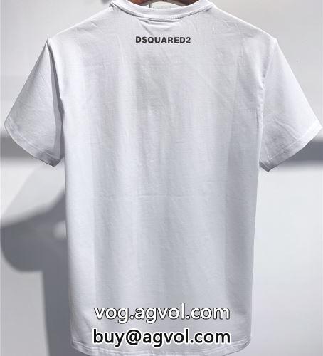 モデル大絶賛? 流行に関係なく長年愛用できる 半袖Tシャツ DSQUARED2コピー 2022 2色可選  ディースクエアードコピー