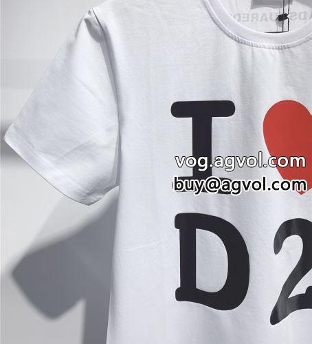 モデル大絶賛? 流行に関係なく長年愛用できる 半袖Tシャツ DSQUARED2コピー 2022 2色可選  ディースクエアードコピー