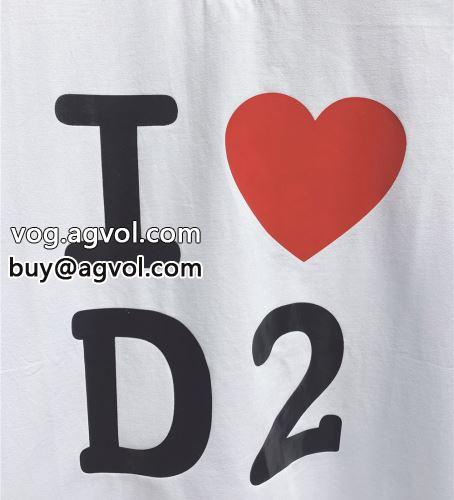モデル大絶賛? 流行に関係なく長年愛用できる 半袖Tシャツ DSQUARED2コピー 2022 2色可選  ディースクエアードコピー