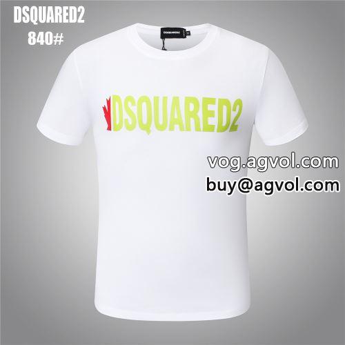 ディースクエアードコピー 大人の個性 半袖Tシャツ DSQUARED2コピー を気軽にカジュアルに使える  2022 2色可選