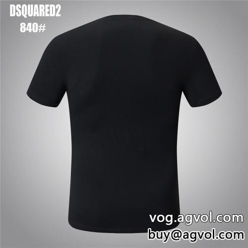 ディースクエアードコピー 大人の個性 半袖Tシャツ DSQUARED2コピー を気軽にカジュアルに使える  2022 2色可選