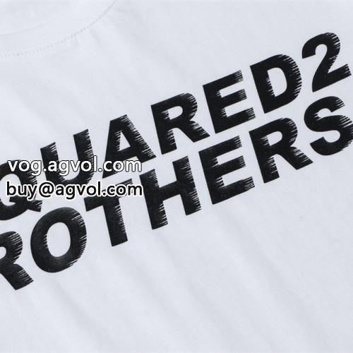 半袖Tシャツ DSQUARED2コピー 雑誌掲載アイテム 着心地満点 2色可選  2022  ディースクエアードコピー