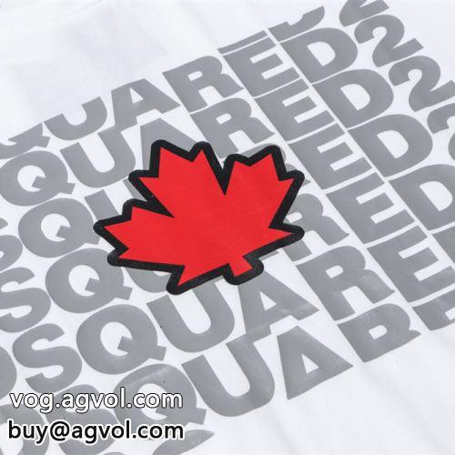 シンプル DSQUARED2コピー 肌触りの気持ちい? 2022 2色可選  ディースクエアードコピー 半袖Tシャツ