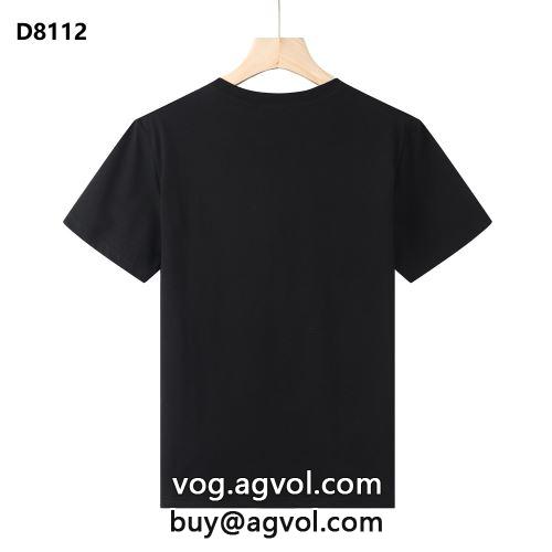 半袖Tシャツ ディースクエアードコピー  DSQUARED2コピー  今からの季節にピッタリ 2022  肌に密着 2色可選