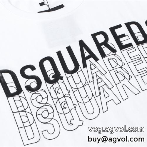 半袖Tシャツ ディースクエアードコピー  DSQUARED2コピー  今からの季節にピッタリ 2022  肌に密着 2色可選