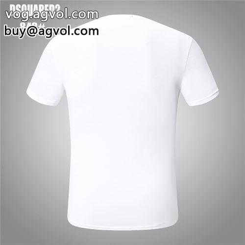 半袖Tシャツ 自然な肌触り DSQUARED2コピー  2022  【人気ブログ掲載】 2色可選 ディースクエアードコピー
