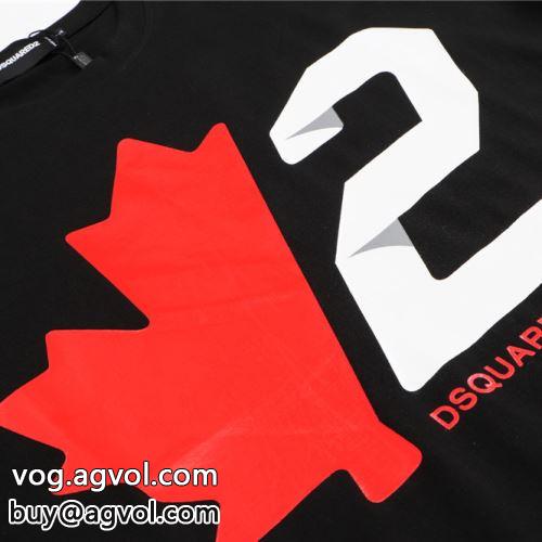 半袖Tシャツ 自然な肌触り DSQUARED2コピー  2022  【人気ブログ掲載】 2色可選 ディースクエアードコピー