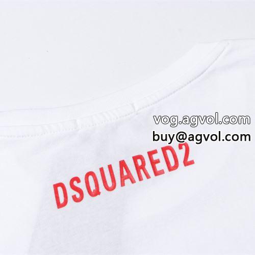 頑丈な素材 2色可選 ディースクエアードコピー 海外セレブ定番愛用 半袖Tシャツ DSQUARED2コピー  2022