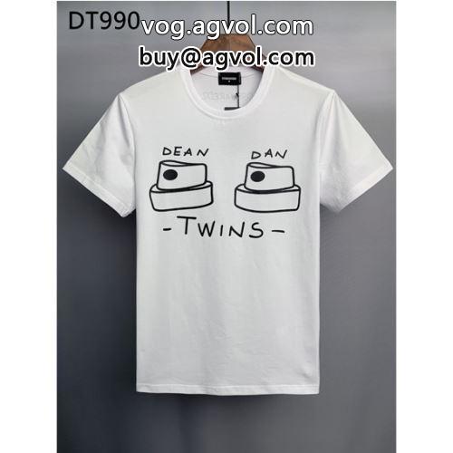 2色可選 ディースクエアードコピー 半袖Tシャツ ドライ DSQUARED2コピー  お洒落自在 2022