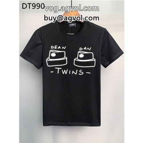 2色可選 ディースクエアードコピー 半袖Tシャツ ドライ DSQUARED2コピー  お洒落自在 2022