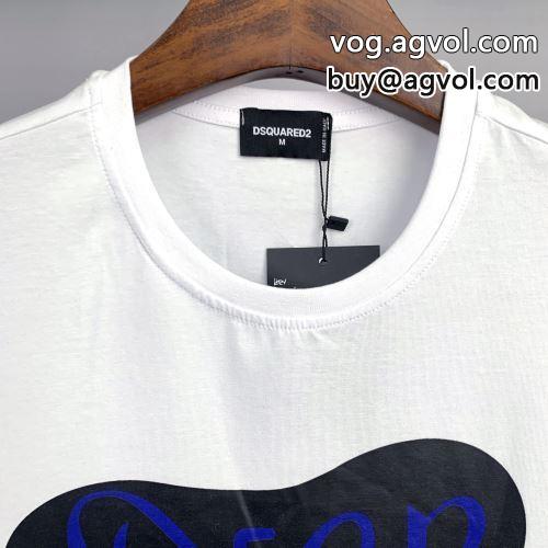 DSQUARED2コピー 2022 2色可選 ディースクエアードコピー 特別人気感謝SALE 半袖Tシャツ 吸汗性に優れ