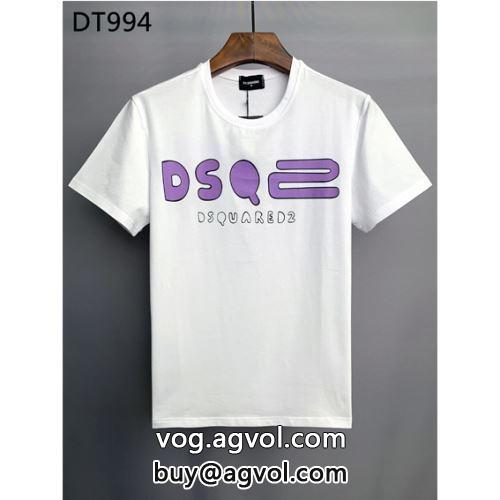 強い魅力を感じる一枚 薄手 ディースクエアードコピー 半袖Tシャツ  2022 2色可選 DSQUARED2コピー