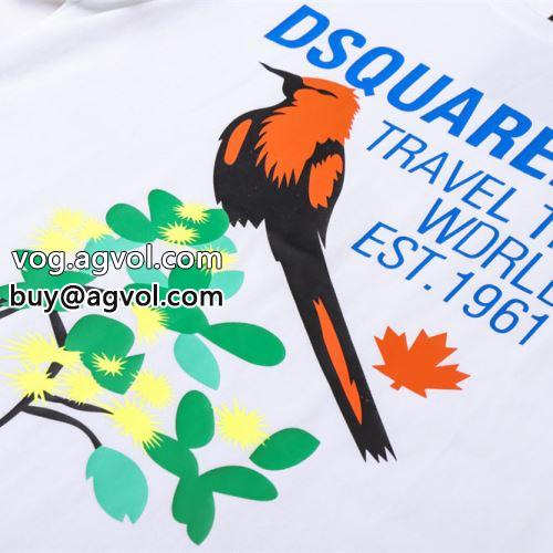 個性的なデザイン 半袖Tシャツ 2022 使い勝手抜群 ディースクエアードコピー  2色可選  DSQUARED2コピー