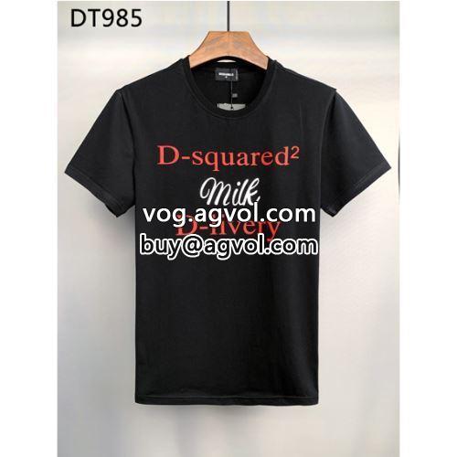 半袖Tシャツ 2022 素敵 2色可選 クールビズ ディースクエアードコピー DSQUARED2コピー