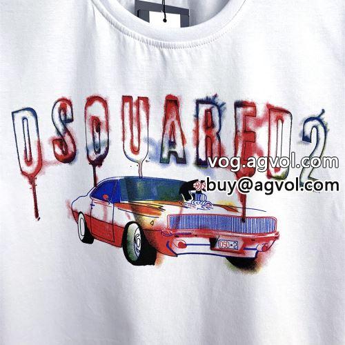 2色可選 快適 DSQUARED2コピー 半袖Tシャツ 2022 今からの季節にピッタリ！ ディースクエアードコピー