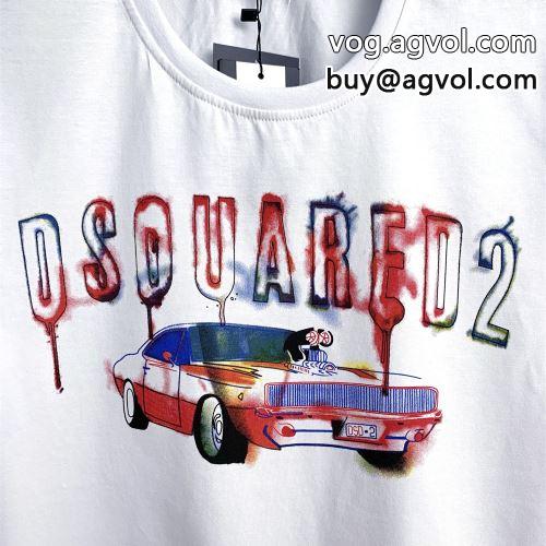 2色可選 快適 DSQUARED2コピー 半袖Tシャツ 2022 今からの季節にピッタリ！ ディースクエアードコピー