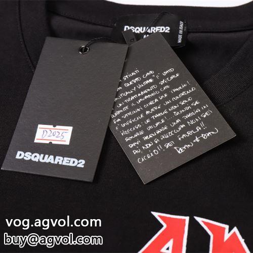 2022 上質 DSQUARED2コピー  半袖Tシャツ 超目玉 肌に馴染みやすい  2色可選  ディースクエアードコピー