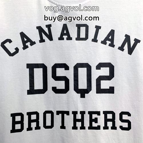 数に限りがある ディースクエアードコピー 薄手 DSQUARED2コピー  半袖Tシャツ 2022 2色可選 デザイン性の高い