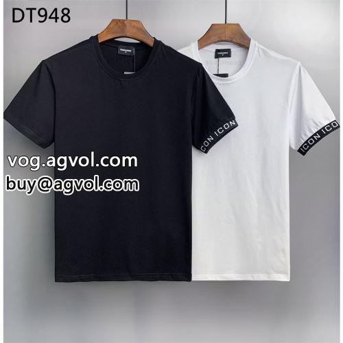  高級感ある スタイリッシュな印象 DSQUARED2コピー 半袖Tシャツ 2022 2色可選  ディースクエアードコピー     