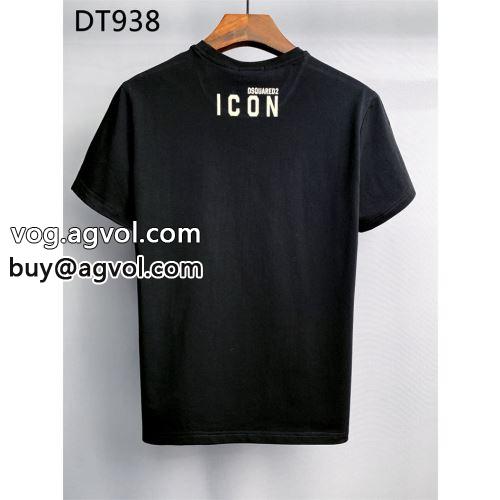 セレブ風 ファション性の高い  2022 ディースクエアードコピー DSQUARED2コピー 半袖Tシャツ 2色可選