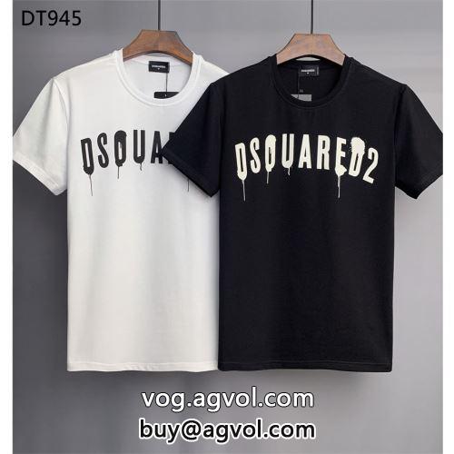  人気 ディースクエアードコピー DSQUARED2コピー 半袖Tシャツ 2022 ランキング 超目玉  2色可選      