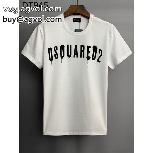 人気 ディースクエアードコピー DSQUARED2コピー 半袖Tシャツ 2022 ランキング 超目玉  2色可選