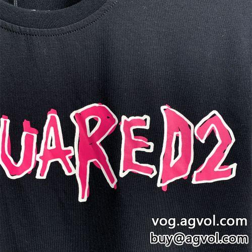 柔らかい手触り ディースクエアードコピー 2022 2色可選 半袖Tシャツ DSQUARED2コピー  自分らしいスタイリング