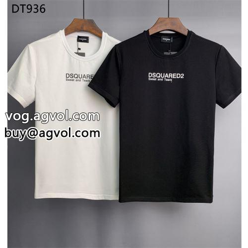  気軽にカジュアルに使える 2022 2色可選 DSQUARED2コピー  吸汗性に優れ 半袖Tシャツ ディースクエアードコピー 