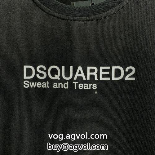 気軽にカジュアルに使える 2022 2色可選 DSQUARED2コピー  吸汗性に優れ 半袖Tシャツ ディースクエアードコピー
