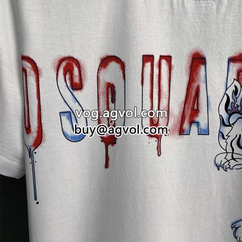 2022 2色可選 DSQUARED2コピー 個性派 着回し度抜群 半袖Tシャツ ディースクエアードコピー