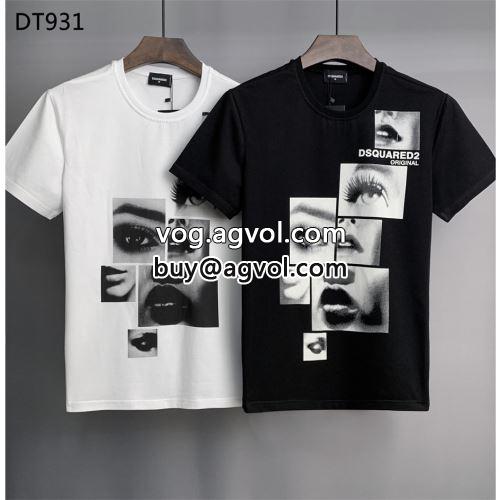  ディースクエアードコピー 2022 2色可選 薄手 落ち着いた感覚 半袖Tシャツ DSQUARED2コピー   