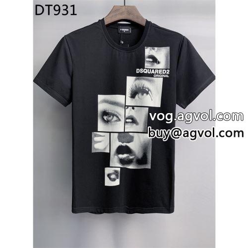 ディースクエアードコピー 2022 2色可選 薄手 落ち着いた感覚 半袖Tシャツ DSQUARED2コピー
