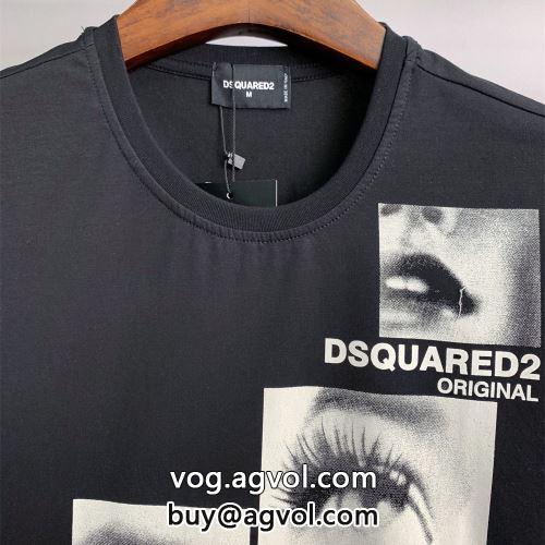ディースクエアードコピー 2022 2色可選 薄手 落ち着いた感覚 半袖Tシャツ DSQUARED2コピー