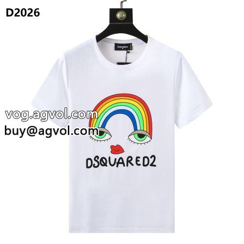好評でした 魅力的  DSQUARED2コピー ディースクエアードコピー 2022 2色可選 半袖Tシャツ