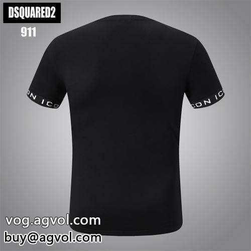 半袖Tシャツ ディースクエアードコピー 2022 2色可選 海外セレブ定番愛用  DSQUARED2コピー  人気雑誌掲載