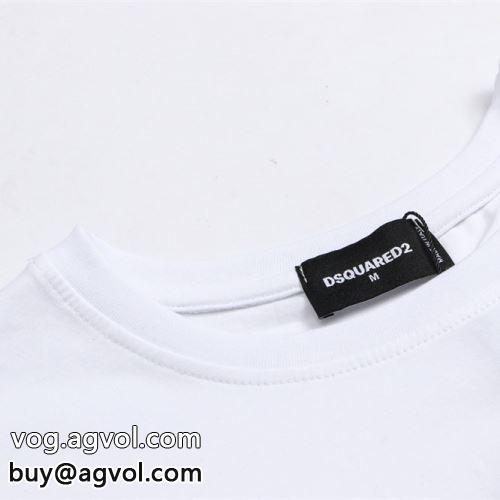2022 2色可選 使い勝手抜群 高品質 ディースクエアードコピー  DSQUARED2コピー 半袖Tシャツ