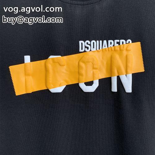 大人気再登場 快適 半袖Tシャツ DSQUARED2コピー ディースクエアードコピー 2022 2色可選