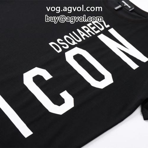 ずっと人気?  シンプル DSQUARED2コピー 半袖Tシャツ 2022 2色可選  ディースクエアードコピー