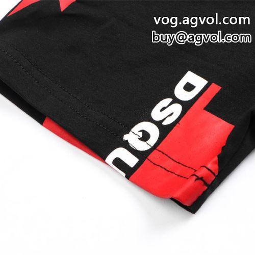 半袖Tシャツ ディースクエアードコピー 2022 2色可選 配色切替 DSQUARED2コピー 超目玉